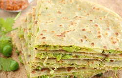 Matar Paneer Paratha Recipe